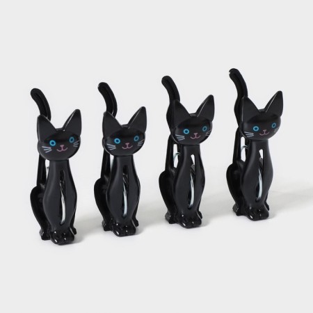 Cat Concepts Set of Cats, 4 pcs, 7 × 2 × 4 cm, black color