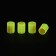 Torso valve cap, luminous, set 4 pcs, orange