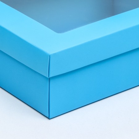 Folding box "Tiffany", with a window 21 x 15 x 7 cm-2