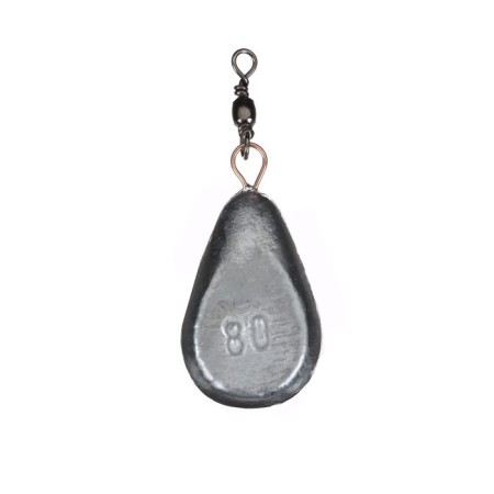 Yugana cargo, large olive with a swivel, flat side, 80 g