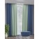 Set of curtains "Canvas", size 200x260 cm, 2 pcs, blue color, dusty menthol