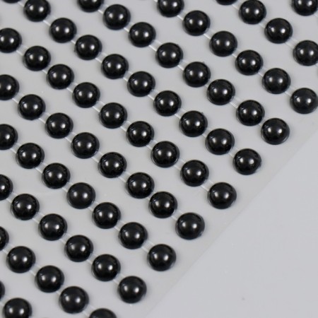 Semi -busines self -adhesive d 8 mm, black