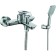 Bath mixer Rush Palm PL2530-44, single-leaf, short spout, shower set, chrome