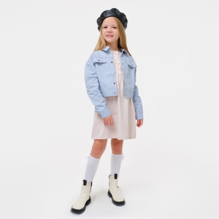 Children's dress with long sleeve KAFTAN "Amore", size 36 (134-140)-1