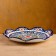 Largan Rishtan ceramics "Flowers", 32 cm, blue, corrugated