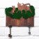 The keywood is wall -mounted with moss "cat".