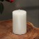 Candle-cylinder smooth, 5x7.5 cm, pearl, 6 hours
