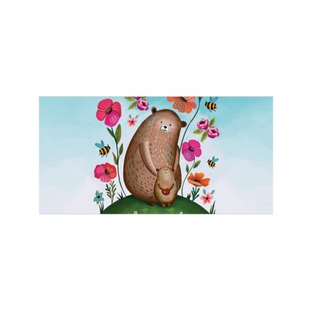 Basket for storage of things "Mom Lear and Bear", size 35x50 cm-1