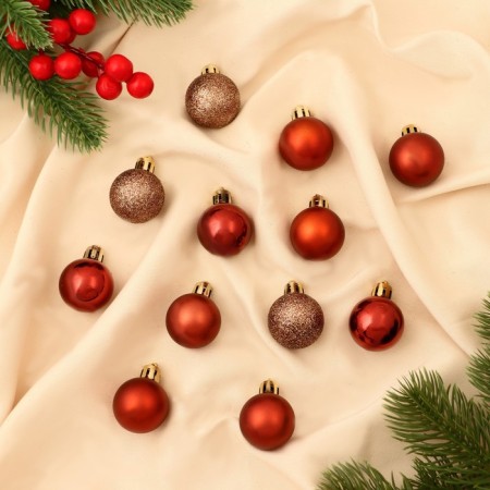Set of balls plastic D-3 cm, 12 pcs "Sedar" grace,