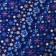 Glossy packaging paper “Blue snowflakes”, 70 x 100 cm, New Year