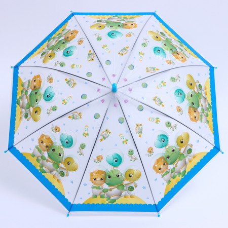 Children's umbrella P/Aut with a whistle "Dracos in space" d = 84cm, 8 spokes, 65 × 7 × 6 cm-2