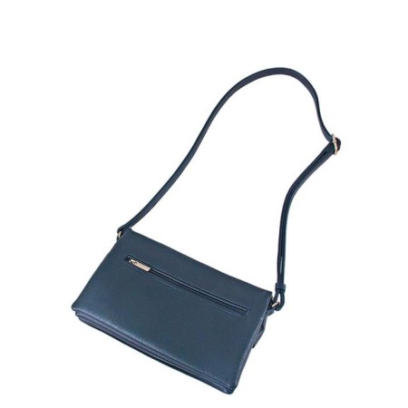 Cross-Bodi bag, lightning department, blue color 26x6x17cm-1