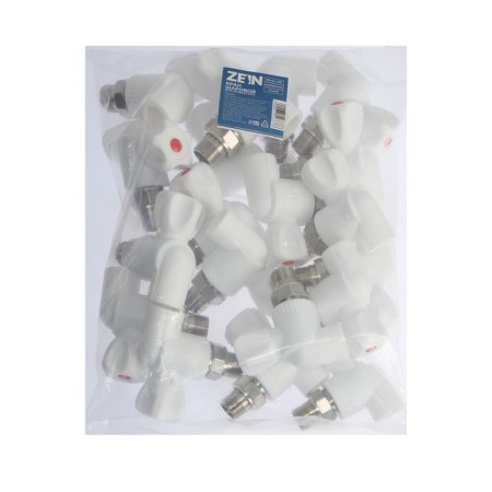 Balling tap for Zein radiator, polypropylene, corner, d = 20 mm x 1/2 "-2