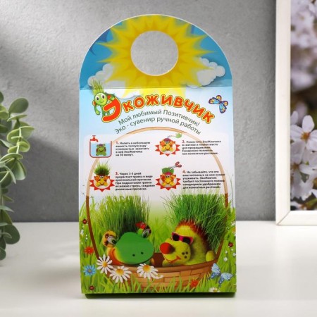 Growing gift Eco -Zhizhivchik "Hedgehog" Mix-14