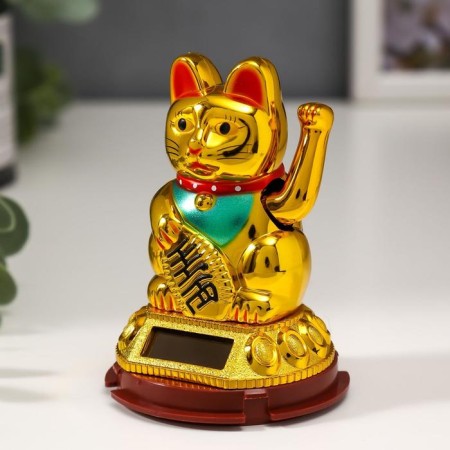 The pendulum from the solar battery "Mani-Neko Gold" 9.5x6.5x6.5 cm-1