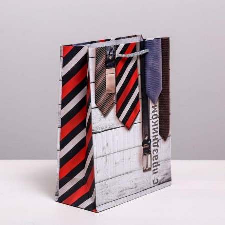 Gift Laminated Vertical, packaging, “Happy holiday”, 18 x 23 x 8 cm-2