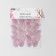 Knitted elements "Two -color butterflies", 5 × 4 cm, 10 pcs, lilac/pink color