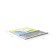 Smooth block for notebooks on A5 rings, 80 sheets in a cage, white, Erich Krause