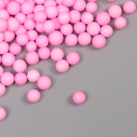 Decor for creativity Polyn -plast "Assorted balls" Fuchsia set 10 grams