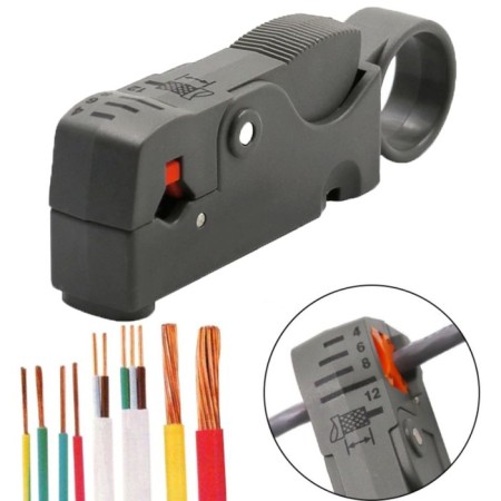 Torso stripper for safe wire cleaning 4-12 mm