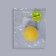 Rehabilitation massage, 15 kg, D 4.5 cm, yellow color