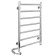Electric towel "Laris" Jazz, 400x700 mm, ladder, 7 crossbars, left