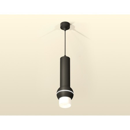 A set of suspended lamp with additional backlight Ambrella Light, Techno, XP11020013, GU5.3, Color Black Sand-1