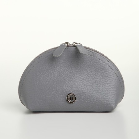 TEXTURA lightning cosmetic bag, gray color-1