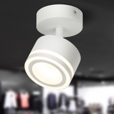 Lamp wall-flowing spot era OL52 WH, 83x83x125 mm, IP20, GX53, 15W, white color