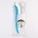 Brush for washing bottles and nipples, 25x9cm., Blue color