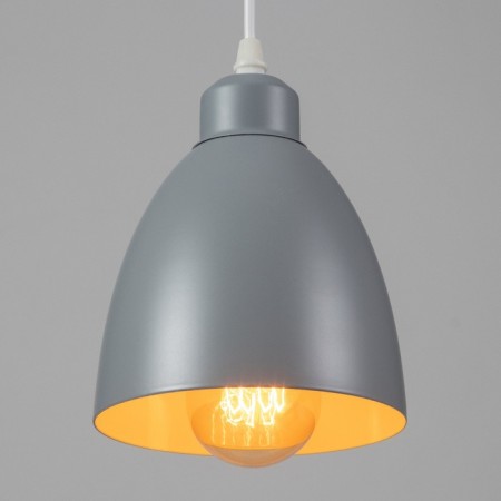 Lamp Bayerlux suspension Bayerlux "oval" 1x40W E27 gray 14x14x18-98 cm-2