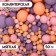 Sprinking confectionery in color glaze (pink, lilac, orange), 50 g