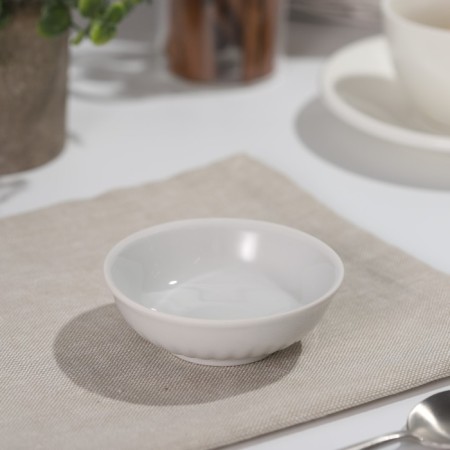 Smak for jam "white", d = 9 cm, porcelain