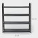 Metal shoe LadOM, 4 tiers, 60 × 27 × 64 cm, black color