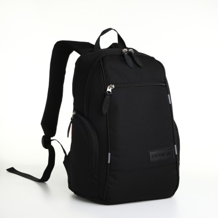 Male backpack on lightning, rise, 2 side pockets, black color