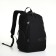 Male backpack on lightning, rise, 2 side pockets, black color