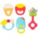 A set of rattles "Sweets", with elastic elements, 5 pcs, crumb I