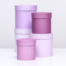 A set of round gift boxes 5 in 1 