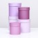 A set of round gift boxes 5 in 1 "Powder", 20 × 20 × 20–13.5 × 13.5 × 13.5 cm