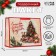 Laminated horizontal packet "Christmas tree with gifts", XL 49 × 40 × 19 cm