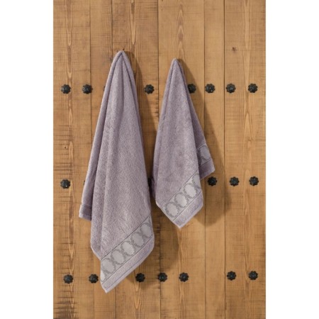 Arya Home Rita towel, 550 gr, size 70x140 cm, color is a souxy rose