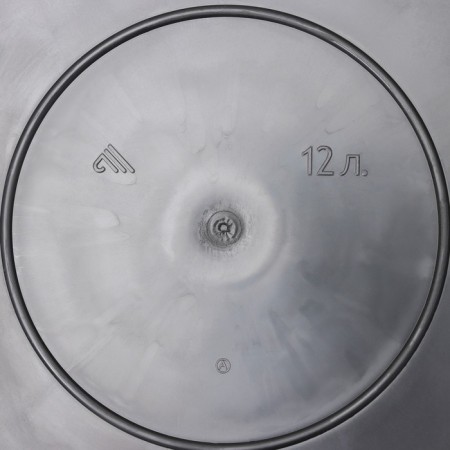 Round household basin "Economy", 12 l, color mix-3