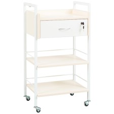 Cosmetological table TK-1, vanilla color + white