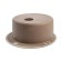 Curler for a kitchen made of stone Zein 50/Q9, D = 467 mm, round, overflow, Terracotta color
