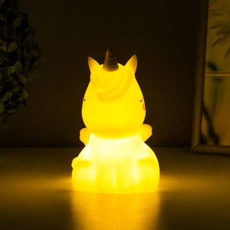 Nightnight "Unicorn" LED from batteries white 9x9x13 cm Risalux-2