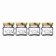 A set of 4 jars Kilner, 55 ml