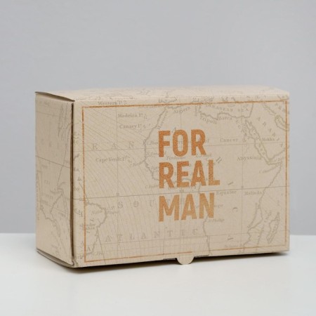 Box - Penal, Gift packaging, “For Real Man”, 22 x 15 x 10 cm-1
