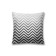 Decorative pillowcase "Zigzagi with gradient", on a zipper, size 45x45 cm