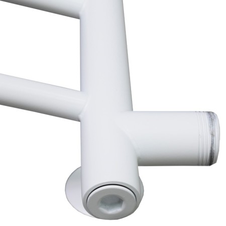 Water towel "Sanprise" Classic P5, 400x600 mm, side connector, black matte-2