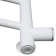 Water towel "Sanprise" Classic P5, 400x600 mm, side connector, black matte